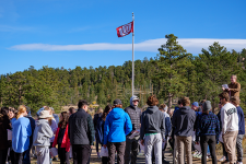 Students participating in a 4D session at the University of Denver's James C. Kennedy Mountain Campus